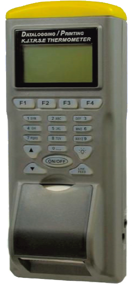 registratore di temperatura portatile per termocoppie tipo k, j, t, r, s, e, con stampante 
